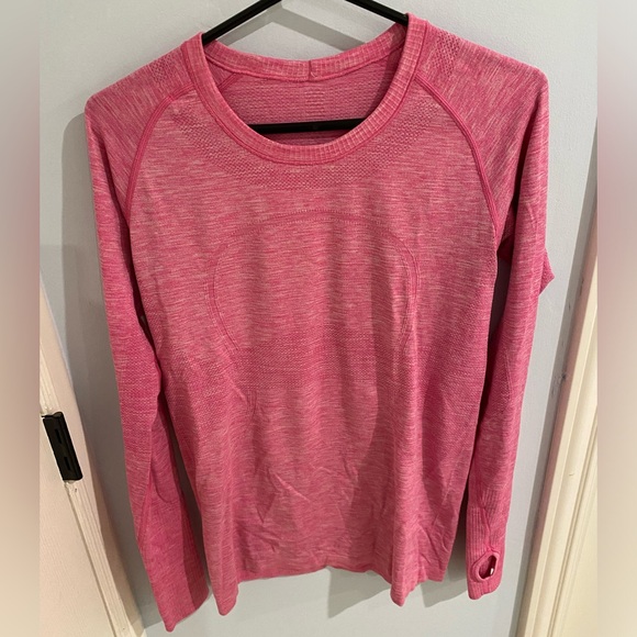 Lululemon Pink Long Sleeve Top - Picture 1 of 4